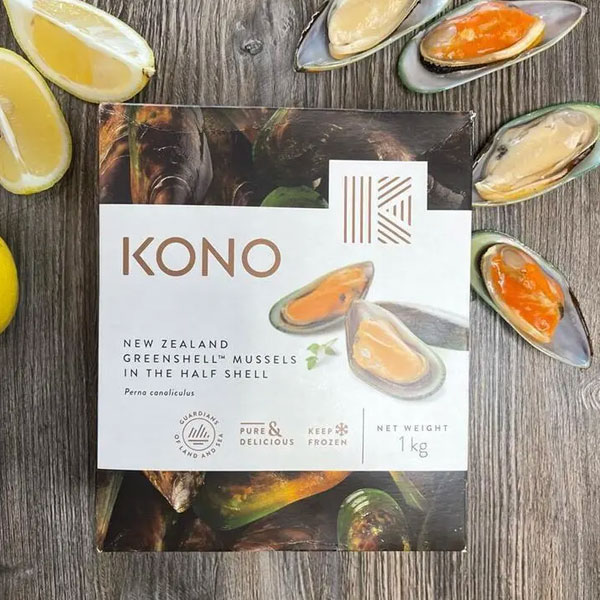 Фото Мидии Киви на половине раковины в/м, 30/40