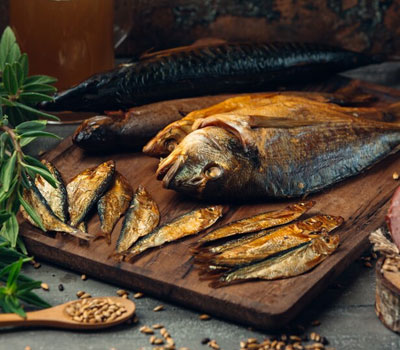 Изображение Рыба копченая и вяленая