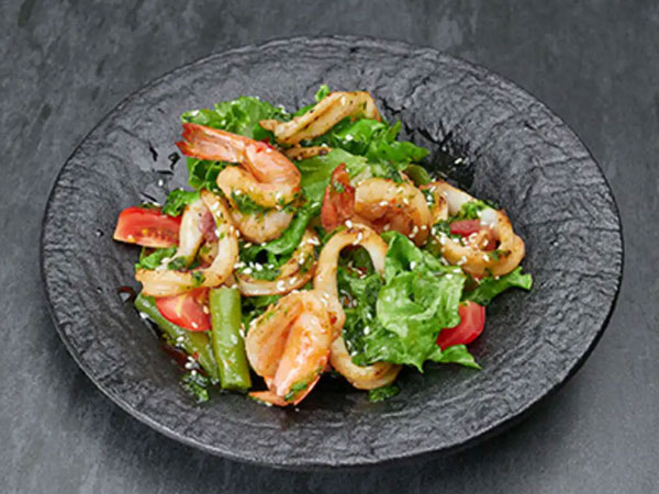 Фото Салат с морепродуктами