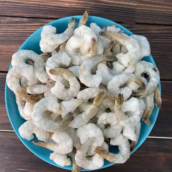 Фото Креветки тигровые, очищенные с хвостом с/м, 26/30