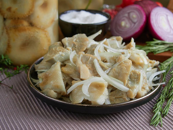 Фото Салат грузди соленые