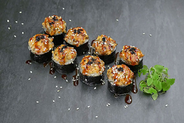 Фото Ролл запеченный с угрем