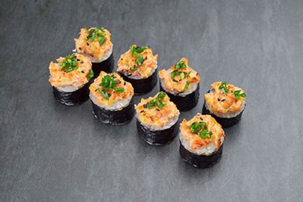 Фото Ролл запеченный лосось